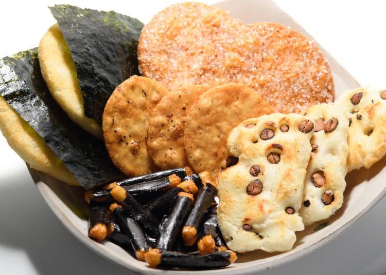 次点も食感がポイント!?せんべいが台頭!