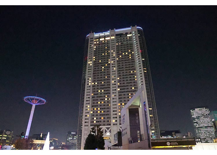 从“东京巨蛋饭店”独享东京夜景