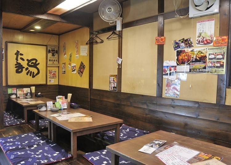 ▲店内には一部写真付きのメニューも掲示してあります