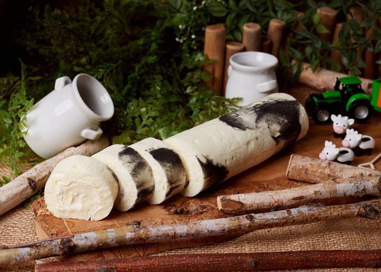 The Moo Moo Roll, designed with a cute cow pattern