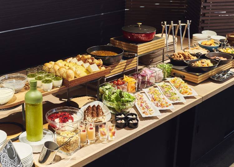 ▲クロスホテル札幌の朝食料理のイメージ