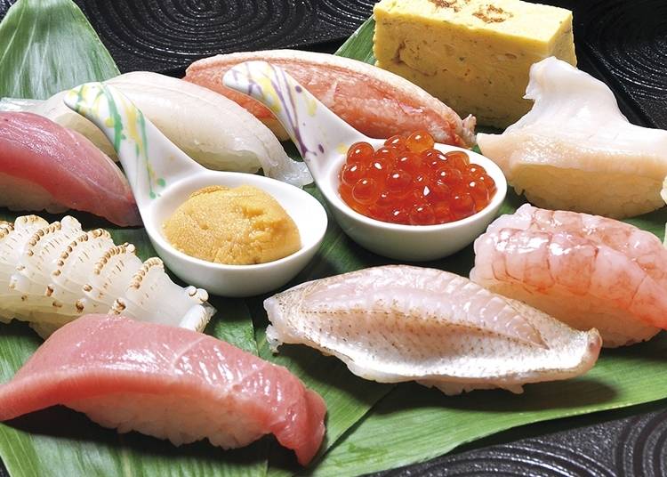 26．指折りの10貫のにぎり・寿司「極み」に舌鼓
